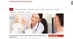 Desktop Screenshot of functionalperformancecenter.com